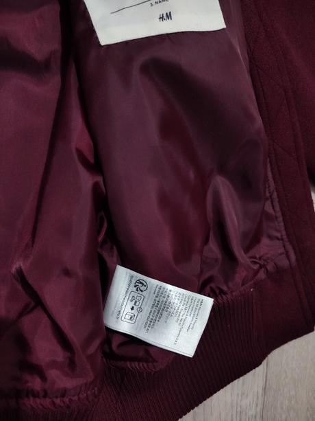 Bejzbalová bunda, h&m,134