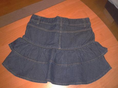 Riflová suknička, c&a,158