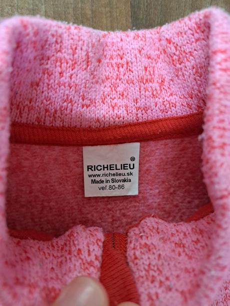 Teplá mikinka richelieu, richelieu,86