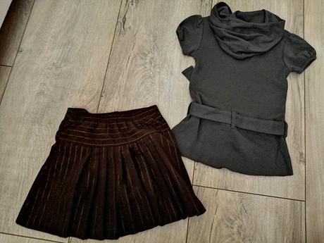 Tričko, suknička, c&a,110