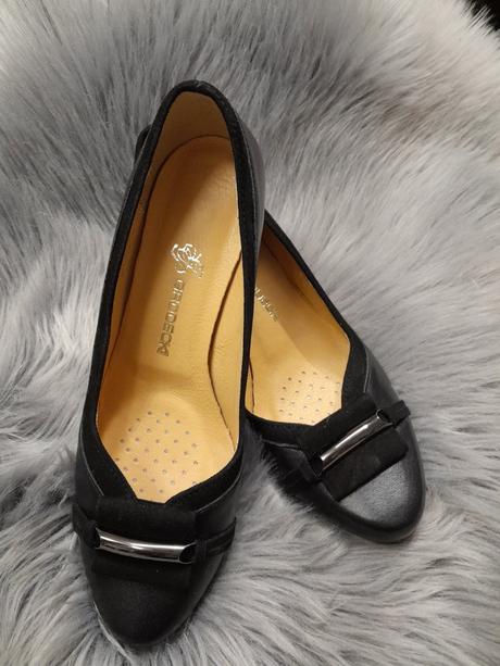 Dámske kožené lodičky 2077 b, 36