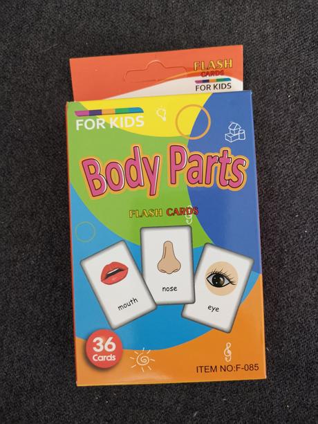Body parts kartičky, 