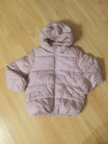 Pekná bunda h&m s uškami, h&m,134