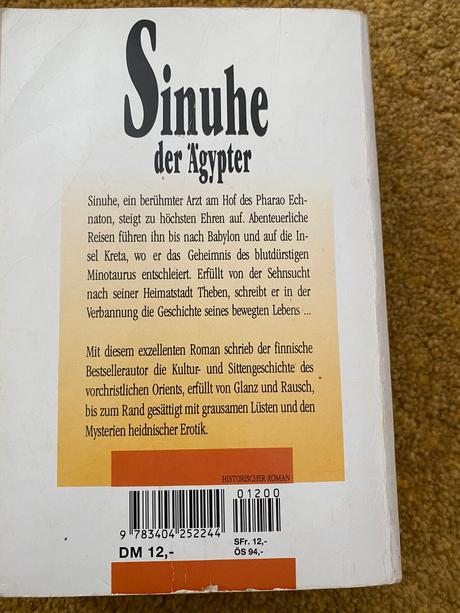 Mika waltari - sinuhe der ägypter,