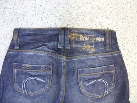 Krátke riflíky, fishbone,xs