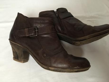 Kožené kotníkové ortopedické čižmičky, santé,39