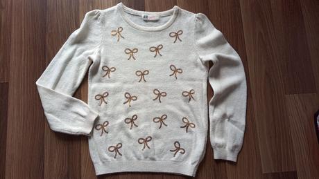 Pulóver s flitrami v.6-8r, 122-128, h&m,122