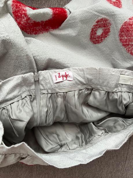 Sukňa il gufo sivá, 140