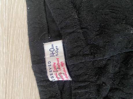 Dievčenské čierne legíny s potlačom, reserved,140