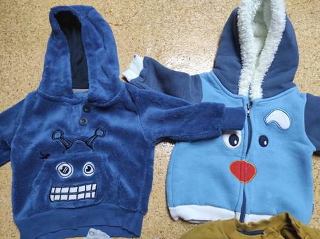 Chlapcenske mikiny 74, fox & bunny,74