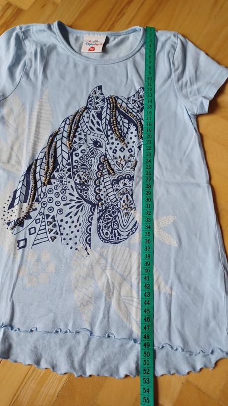 Predĺžené tričko, veľ. 122, topolino,122