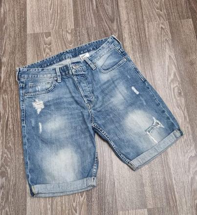 Riflove kraťasy, denim,m