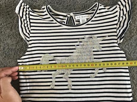 Modré letné šaty v.128, primark,128