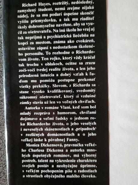 Kniha vlani, keď som bol mladý od m. dickens, 