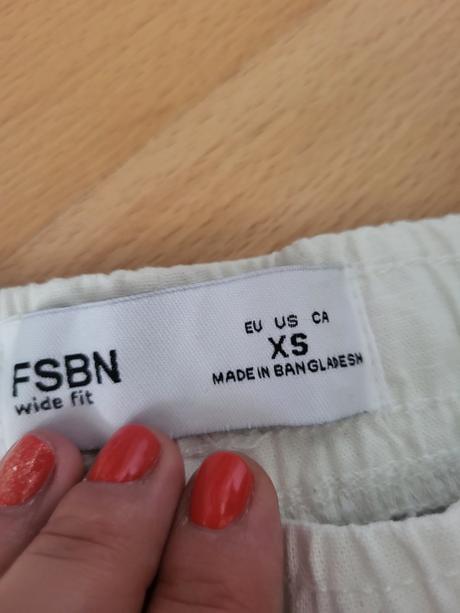 Ľanové nohavice, xs