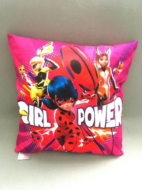 Detský vankúšik kúzelná lienka miraculous, šírka (cm): 40,dĺžka (cm): 40