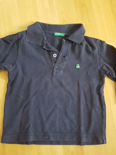 Modre tricko, benetton,80