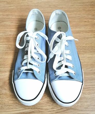 Modré plátenky, veľ. 39, top stav, 39