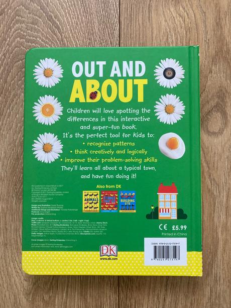 Detská anglická kniha out and about, 