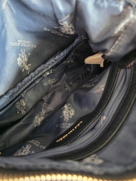 Crossbody kožená kabelka, ralph lauren