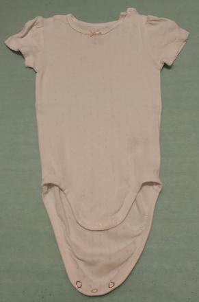 Biele body s krátkym rukávom h&m 80, h&m,80