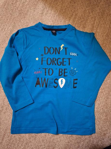Tričká dlhý rukáv mix značiek, 122