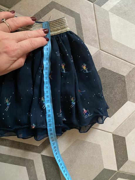 Lindex vianocna suknicka s lyziarmi, lindex,92