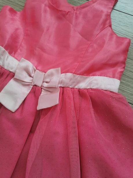 Ružové šaty, h&m,122