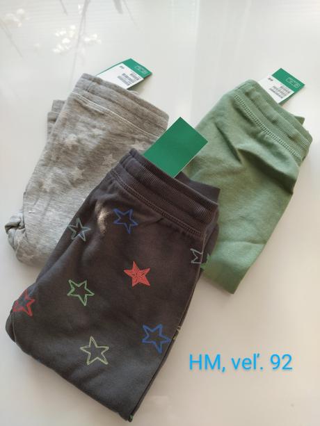 Tepláky h&m - s visačkou, h&m,92