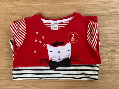 Next 2 pack trička s dlhým rukávom, next,86