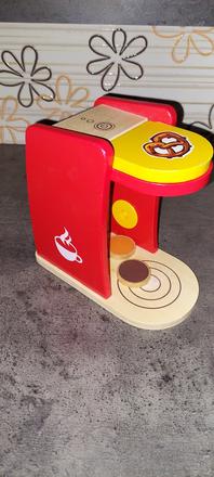 Drevené hračky kávovar a hriankovač,