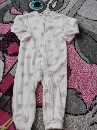 Overal/pyžamko 9-12mesiacov, h&m,80