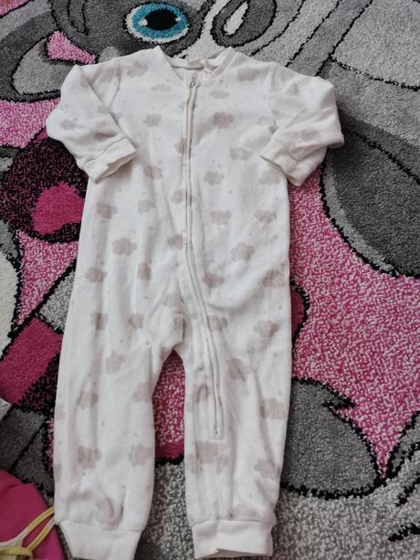 Overal/pyžamko 9-12mesiacov, h&m,80