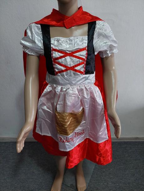 Červená čiapočka karnevalový komplet kostým veľ.12,