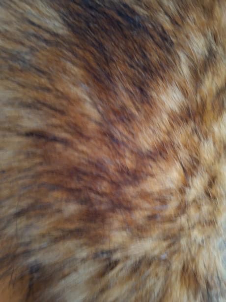 Zateplená koženka s kožušiny veľ.m, m