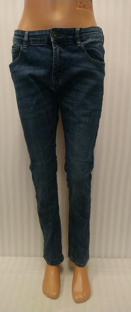 Chlapčenské modré rifle, regular, 164-170 cm, 170