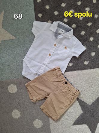 Kratky letny spolocensky set 68, h&m,68