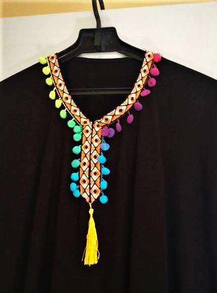 Etno over size šaty, xxxl