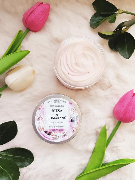 Šľahané maslo - ruža & pomaranč, 