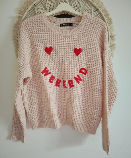 Dierkovaný svetrík, fishbone,l