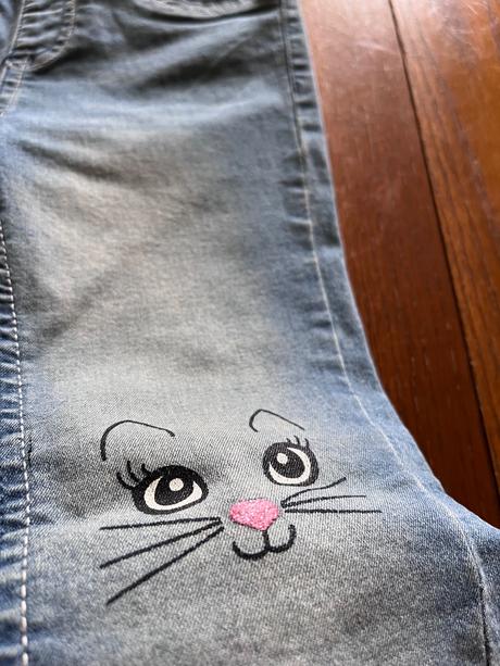 Jegginsy s veselými mačičkami na kolienkach, kiki&koko,122