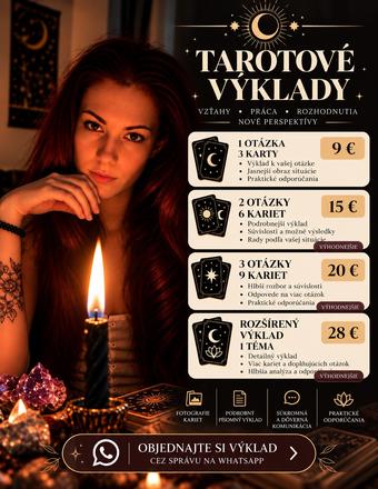 Tarotový výklad online individuálne a podrobne,