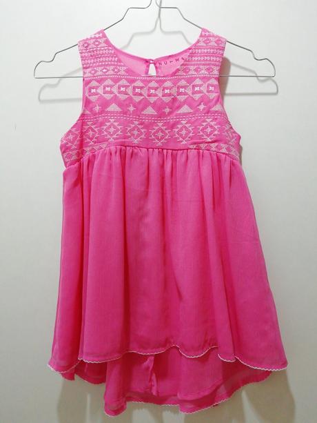 Ružová blúzka tunika, nutmeg,116