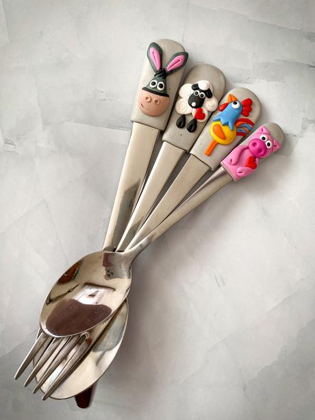 Detský príbor - zvieratká z farmy,