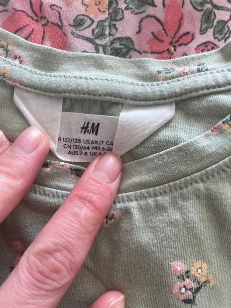 5 tričiek h&m a nkd veľkosť 122 7 rokov, h&m,122