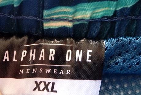 Plavky s tropickým vzorom zelených listov,v.xl/xxl, xxl