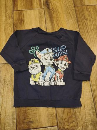 Mikina lapková patrola zn. lindex veľk. 98, nickelodeon,98