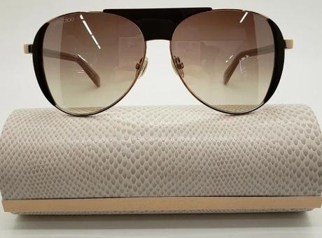 Jimmy choo  plum and gold luxusné okuliare, jimmy choo