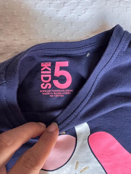 Dievčenské tričko  s jednorožcom 110, tcm,110