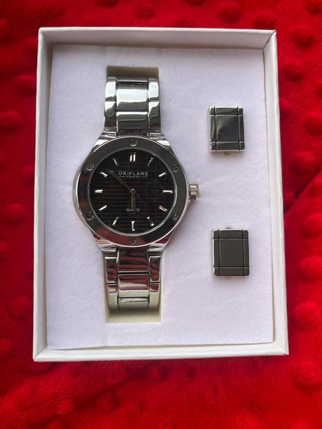 Hodinky a manzetove gombiky, oriflame